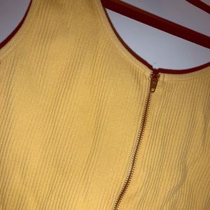 Mustard leotard